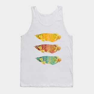 Trio of Arowana Fish Tank Top